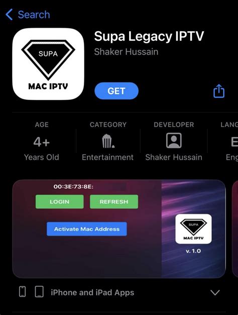 What functions are available Media Player with the latest codecs Password protected category Add favourites in most sections. . Supa legacy iptv ios